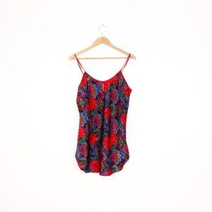 *Vintage Violets and Roses Floral Tank